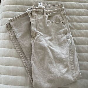Abercrombie curve love ankle straight high rise jeans